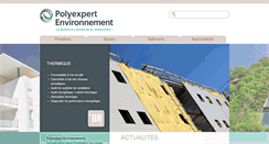 Desktop Screenshot of polyexpert-environnement.fr